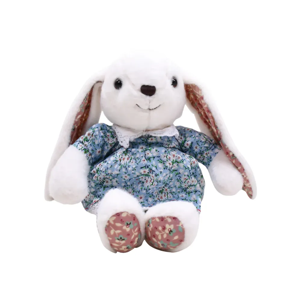 16" Floral Country Easter Bunny