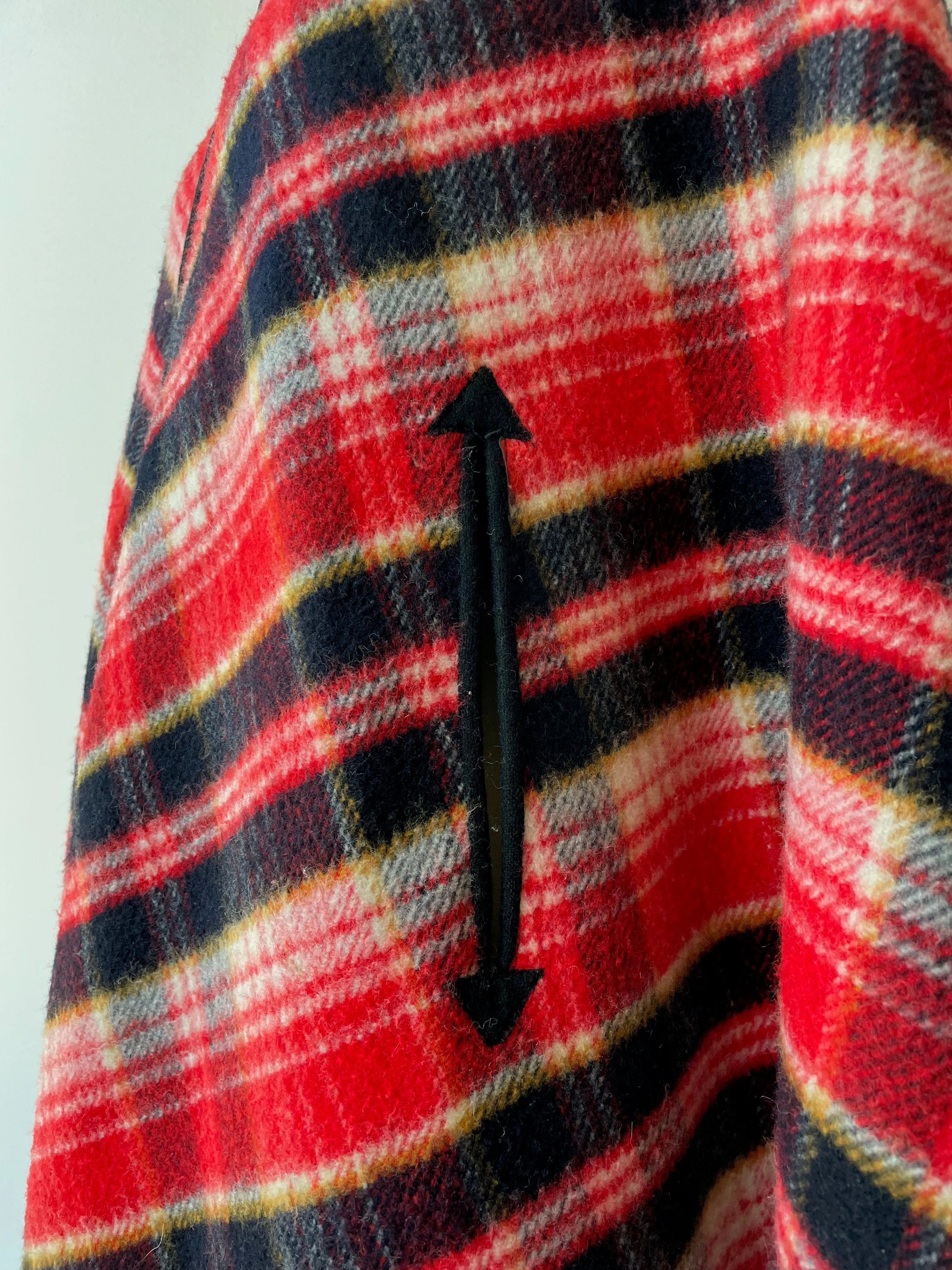 1950s Reversible Wool Cape