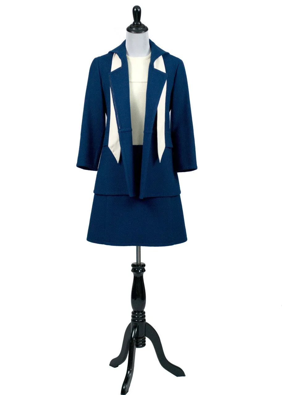 1960s Nina Ricci Vintage Dress and Coat Ensemble