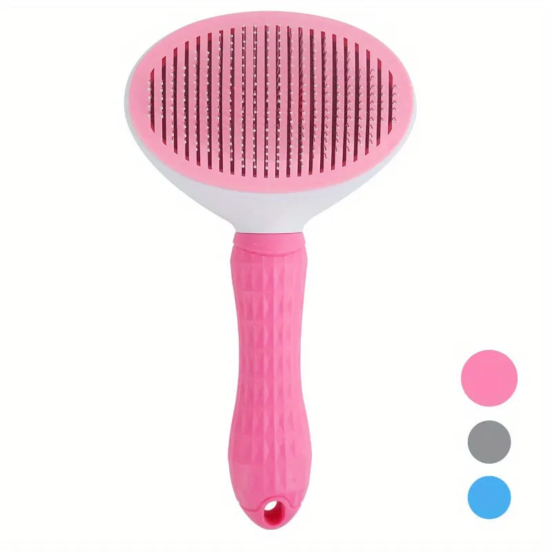 1pc Float Hair Removal Slicker Brush Effortlessly Remove Pet Hair