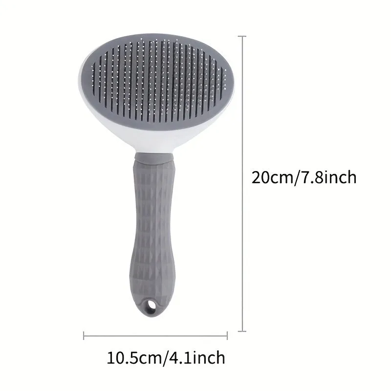 1pc Float Hair Removal Slicker Brush Effortlessly Remove Pet Hair