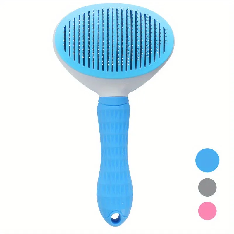 1pc Float Hair Removal Slicker Brush Effortlessly Remove Pet Hair