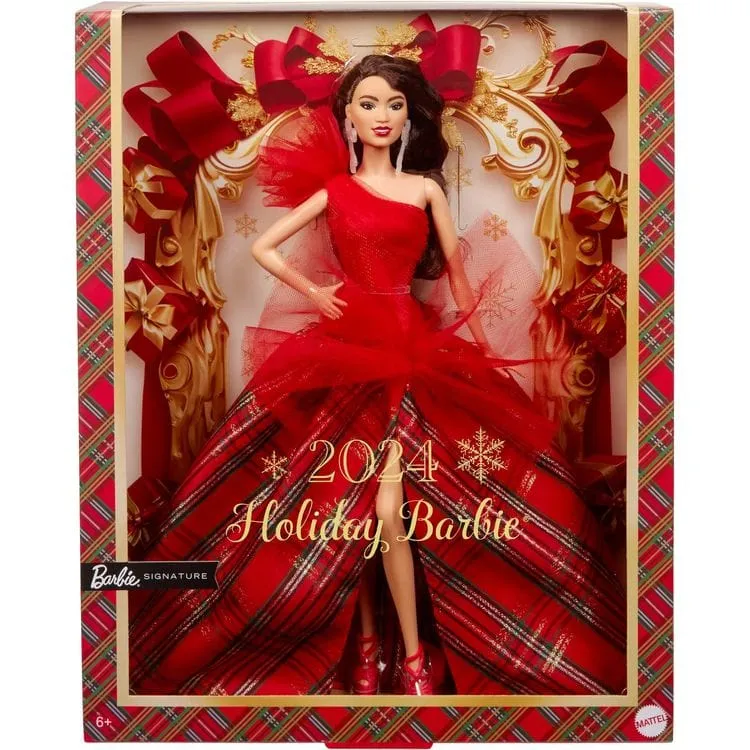 2024 Barbie Holiday Doll -  Brunette