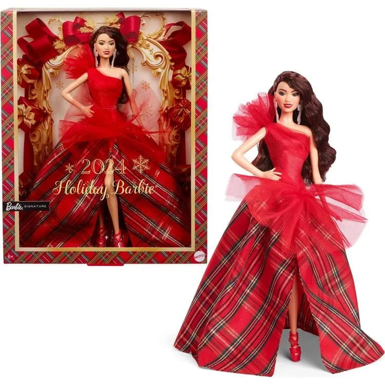 2024 Barbie Holiday Doll -  Brunette