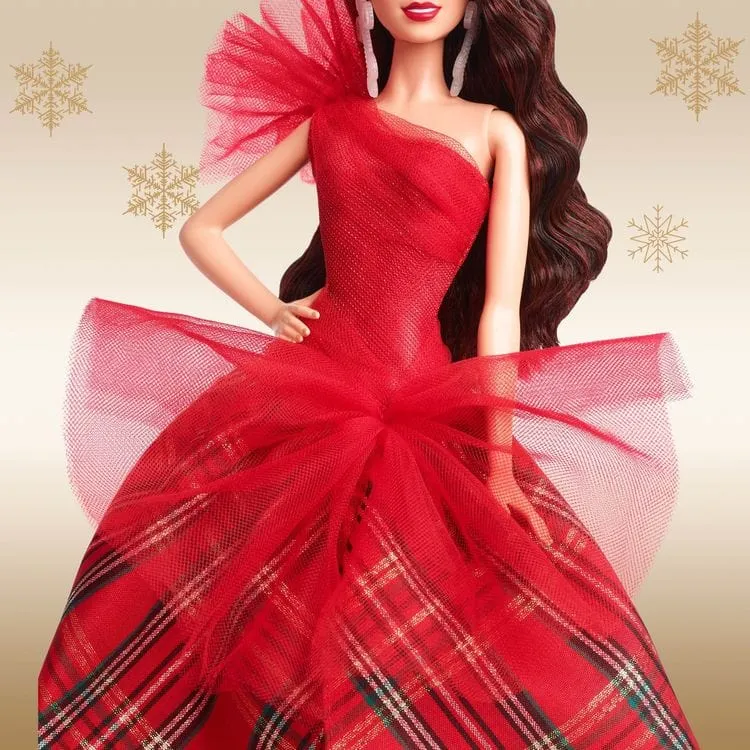 2024 Barbie Holiday Doll -  Brunette