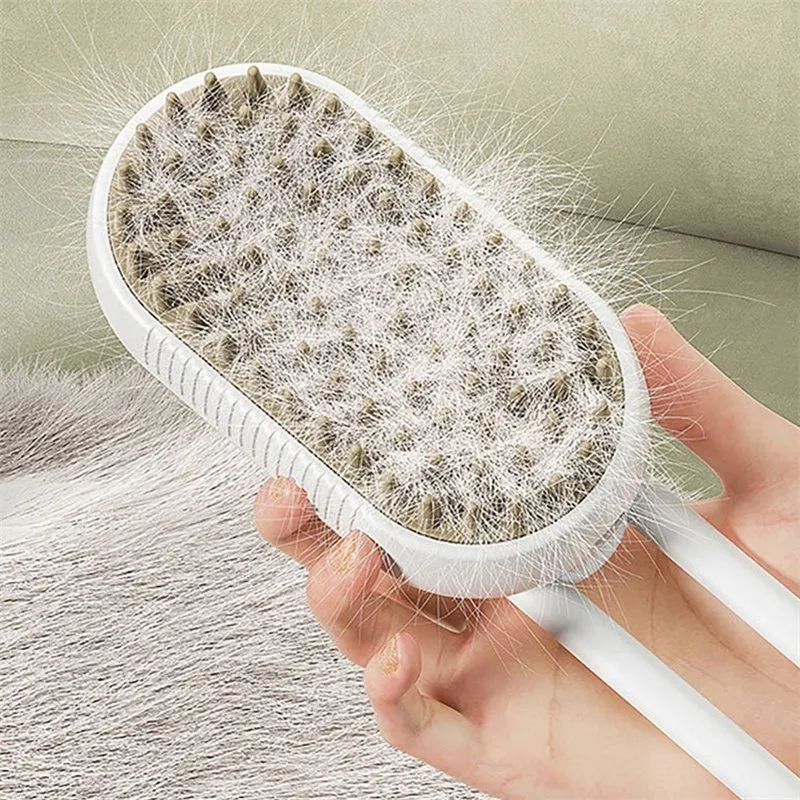 3 in 1 Pet Brush - Grooming Pet Brush For Removing Tangled & Loose Hair