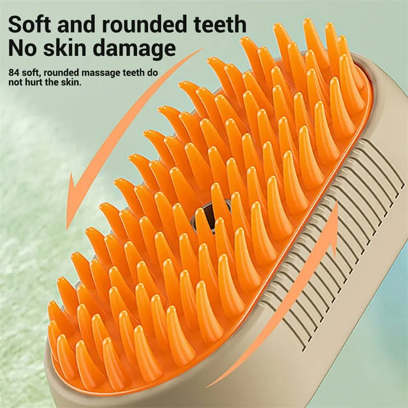 3 in 1 Pet Brush - Grooming Pet Brush For Removing Tangled & Loose Hair