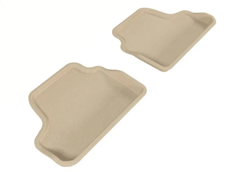 3D MAXpider 2007-2013 BMW 3 Series E93 Kagu 2nd Row Floormats - Tan