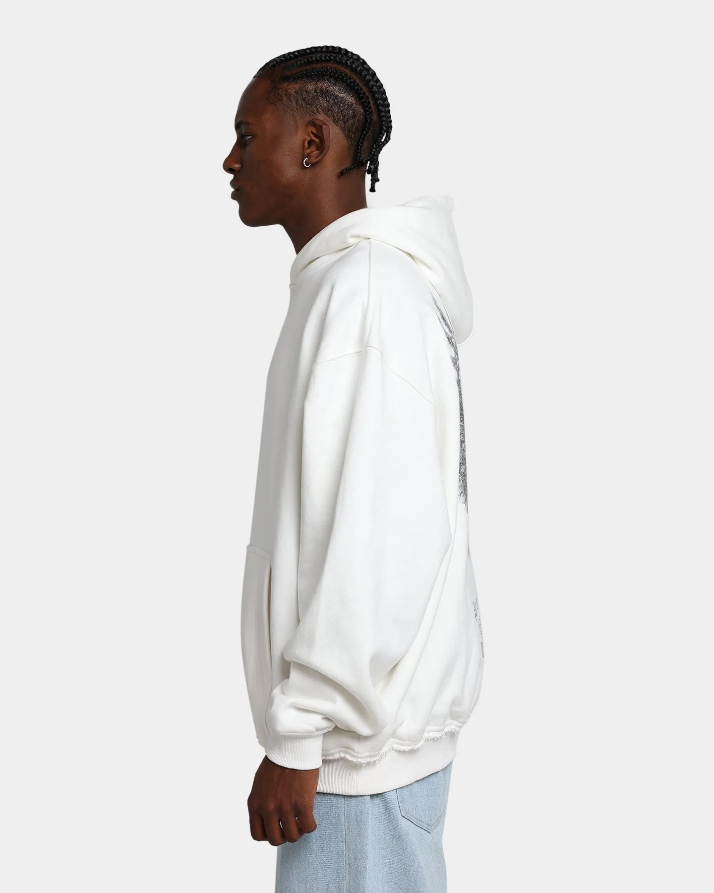 404 Flight Vintage Hoodie Off White