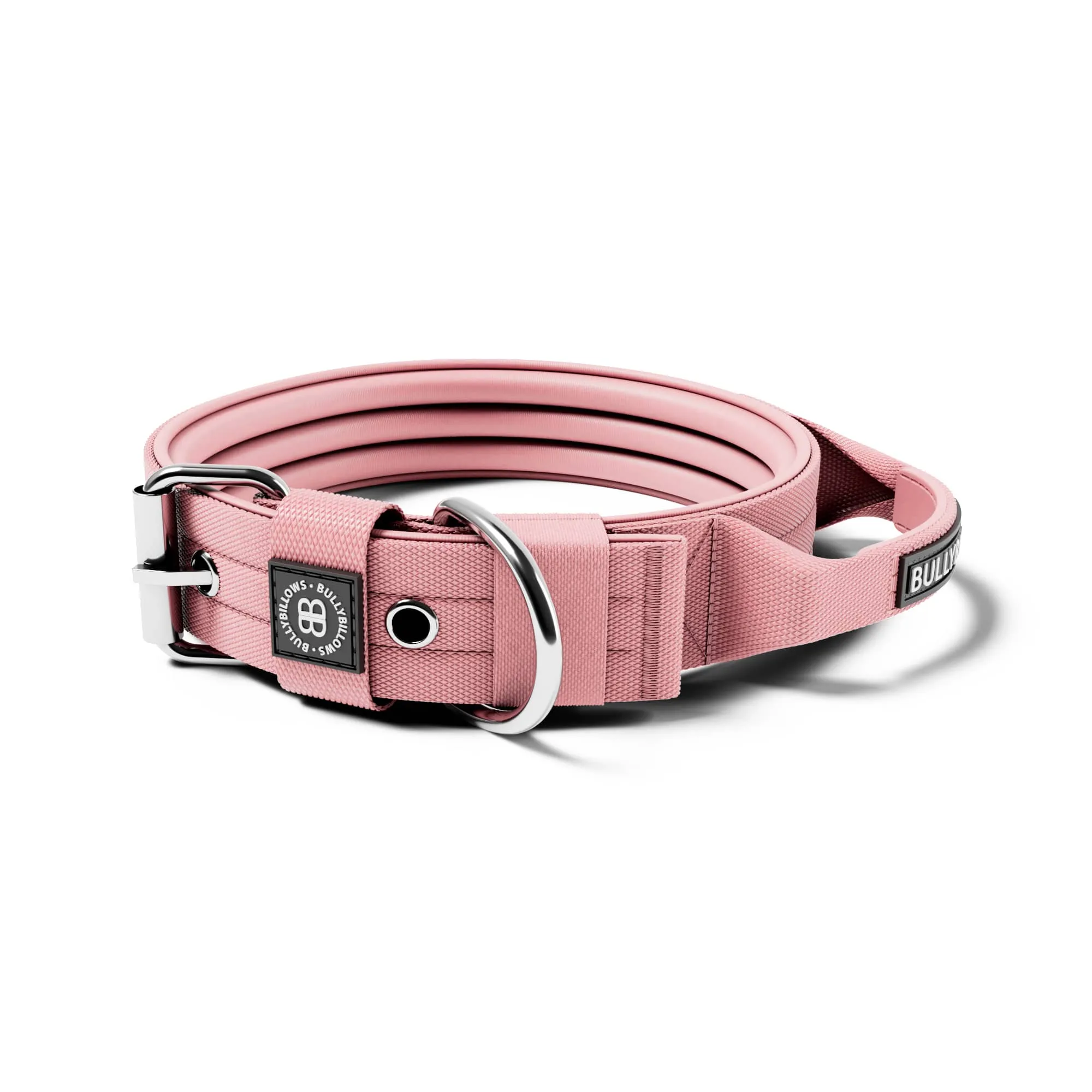 4cm Pin Buckle Collar | With Handle - Pink