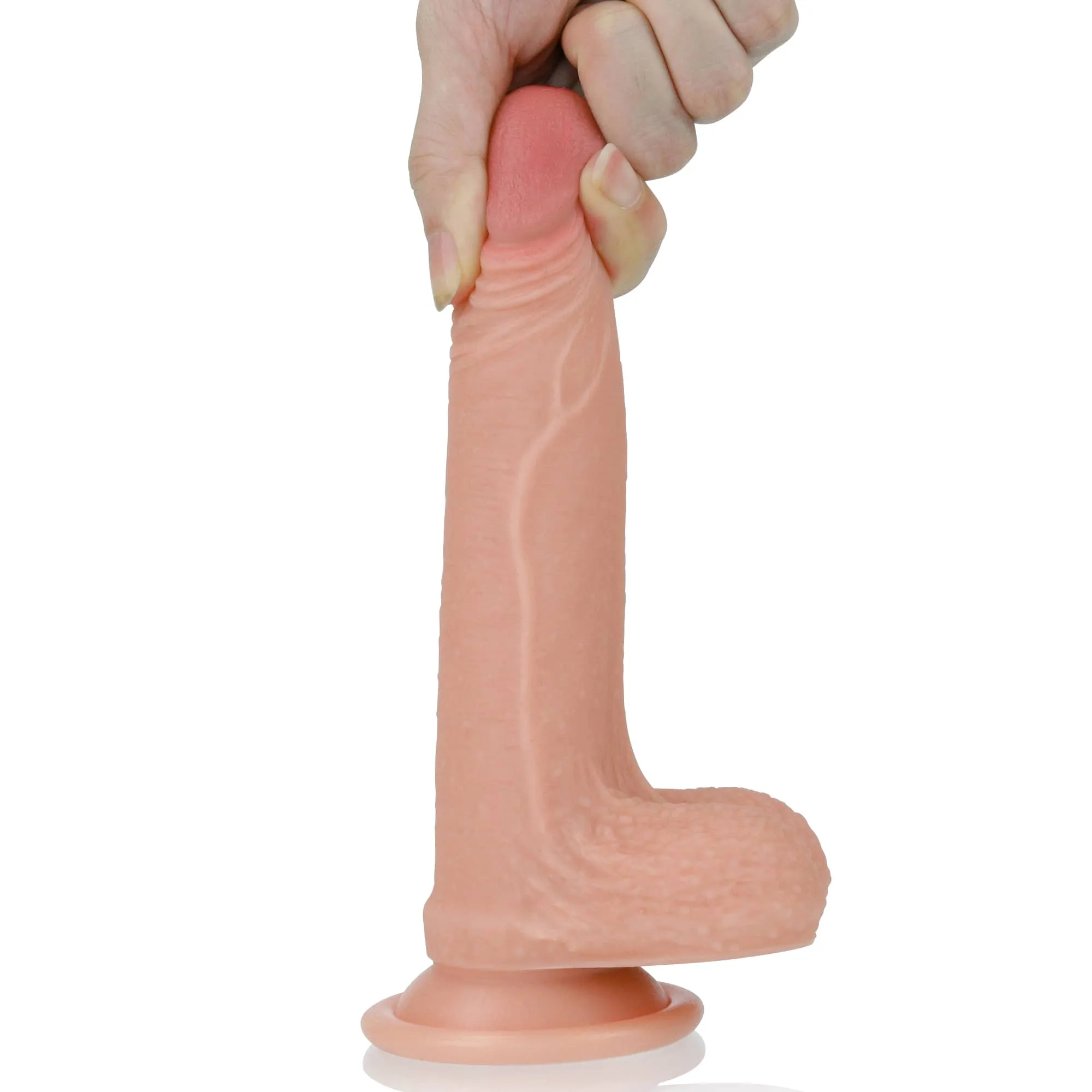 7'' Dual Density Platinum Silicone Cock Flesh