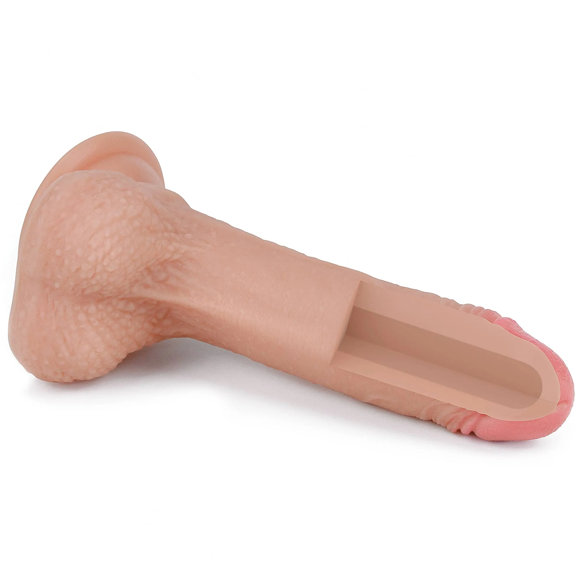 7'' Dual Density Platinum Silicone Cock Flesh