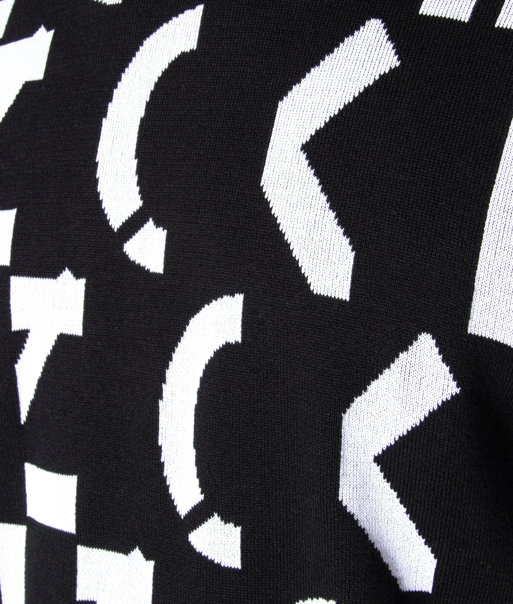 Abstract Monogram Jumper