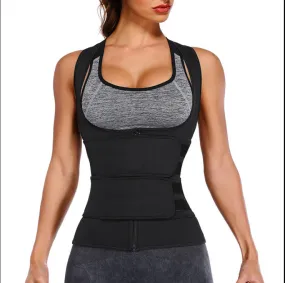 Adjustable Waist Velcro Double Waist Zipper Shaper