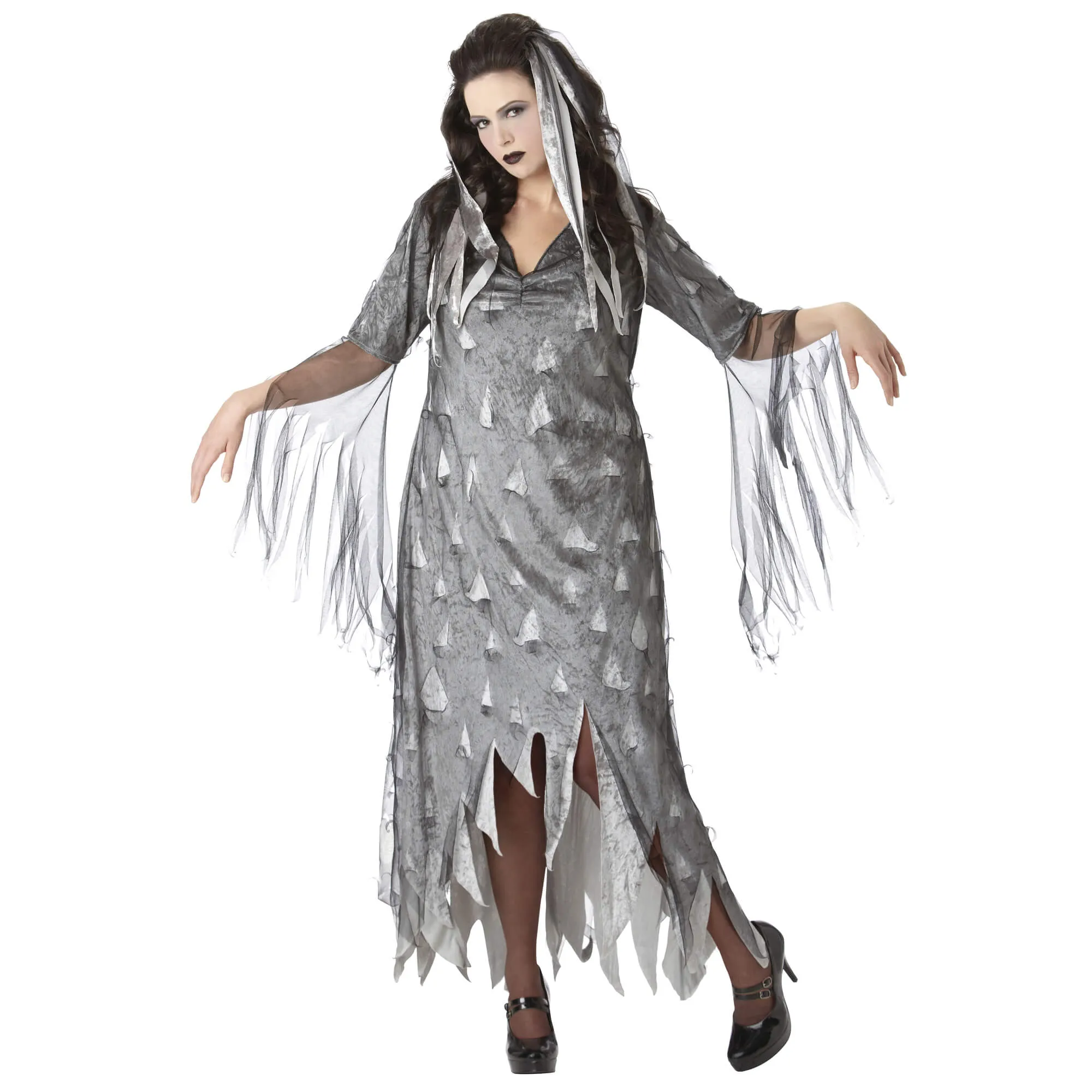 Adult Plus Size Graveyard Zombie Halloween Costume