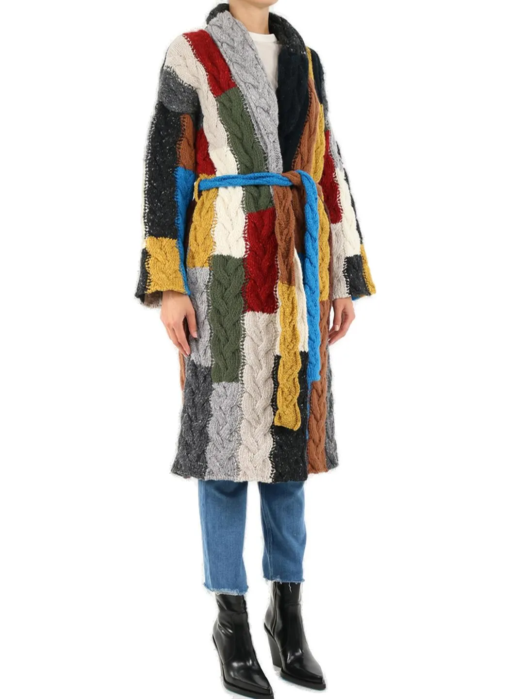 Alanui Tierra Del Fuego Cable Knit Coat