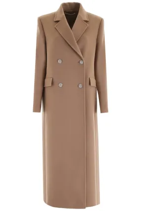 Alessandra Rich Double-Breasted Long-Line Coat