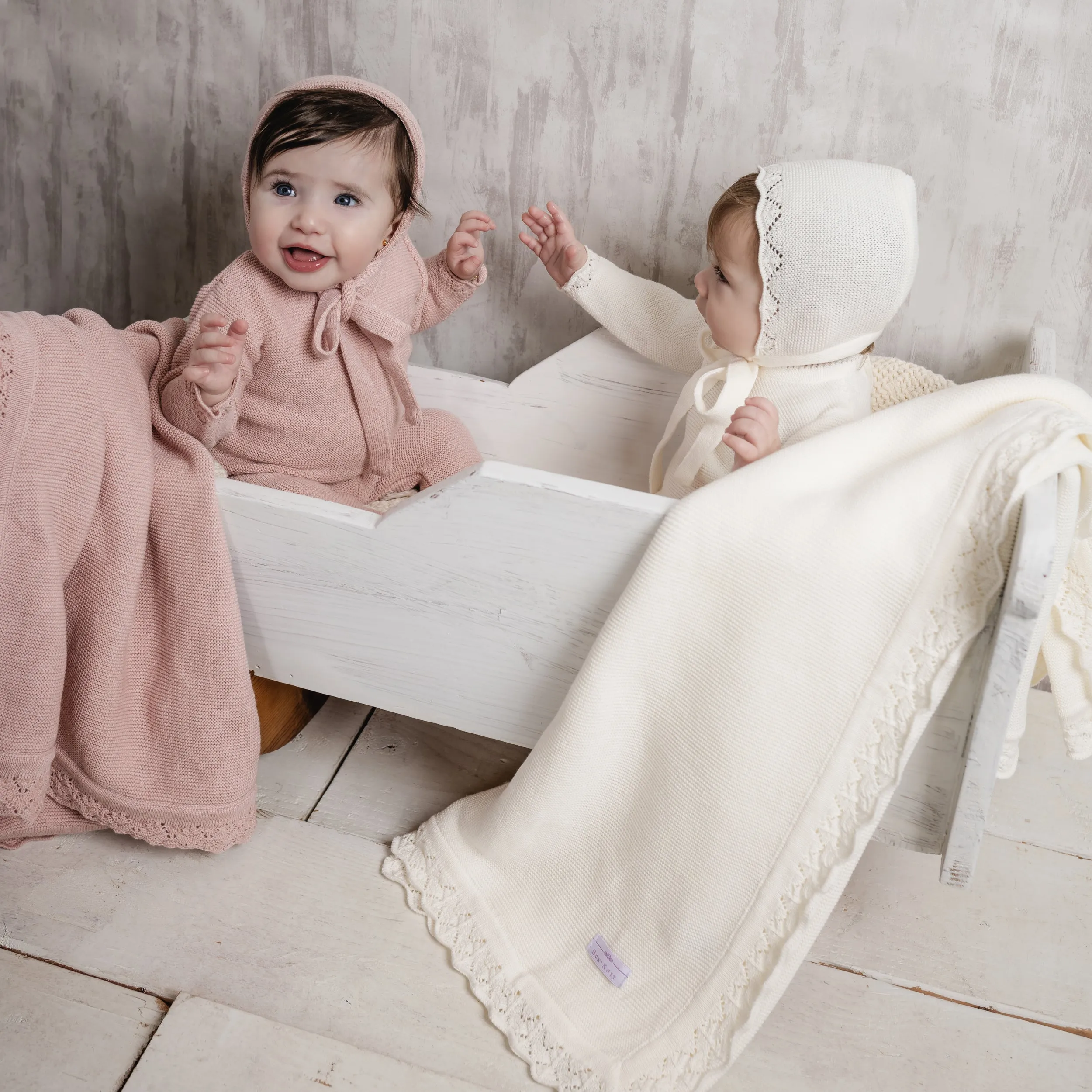 Alma Layette Set ~ Rose