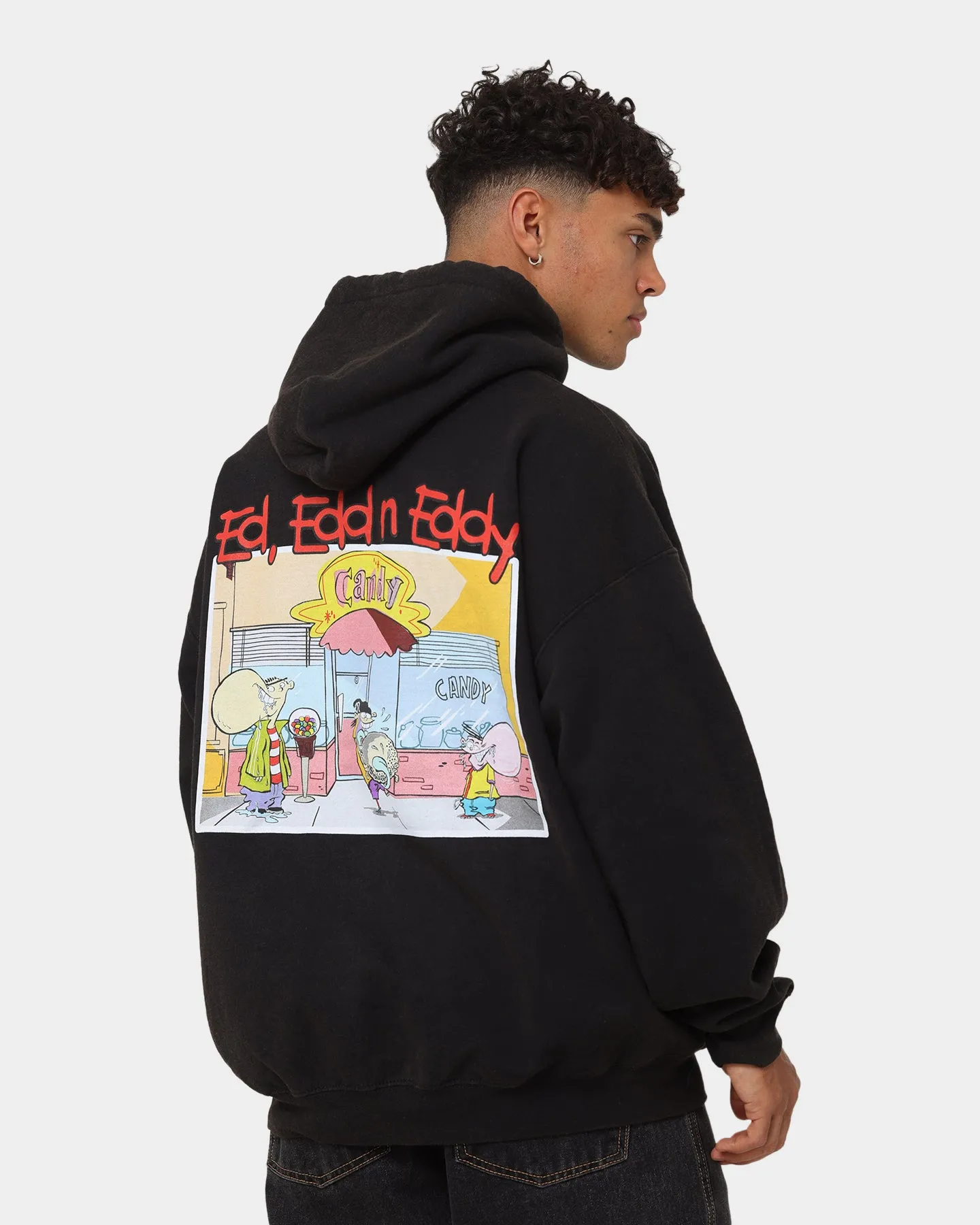 American Thrift X Ed, Edd n Eddy Jawbreaker Vintage Hoodie Black Wash