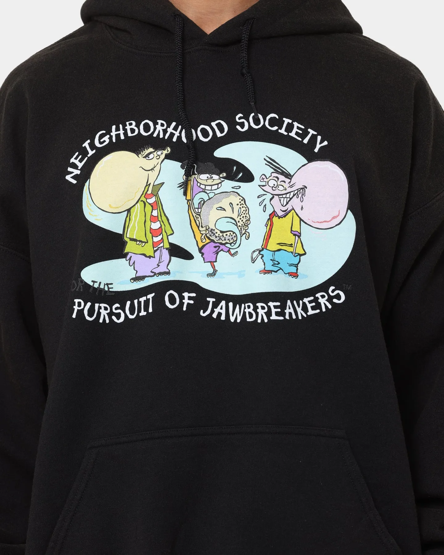 American Thrift X Ed, Edd n Eddy Jawbreaker Vintage Hoodie Black Wash