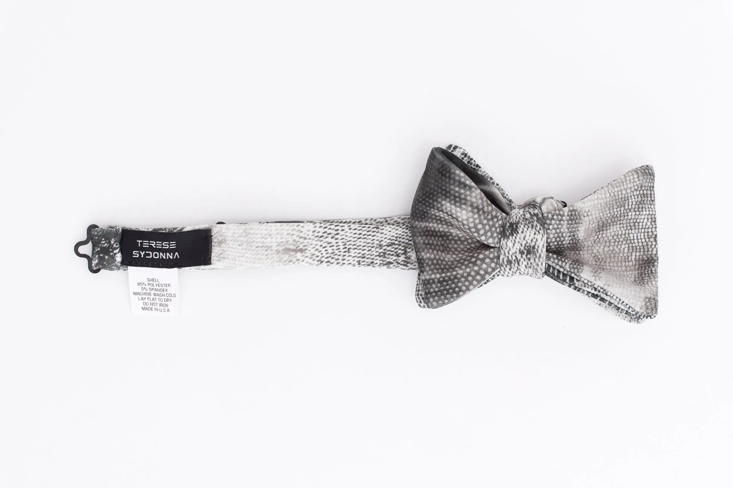 Animal Falls Print Neoprene Bow Tie