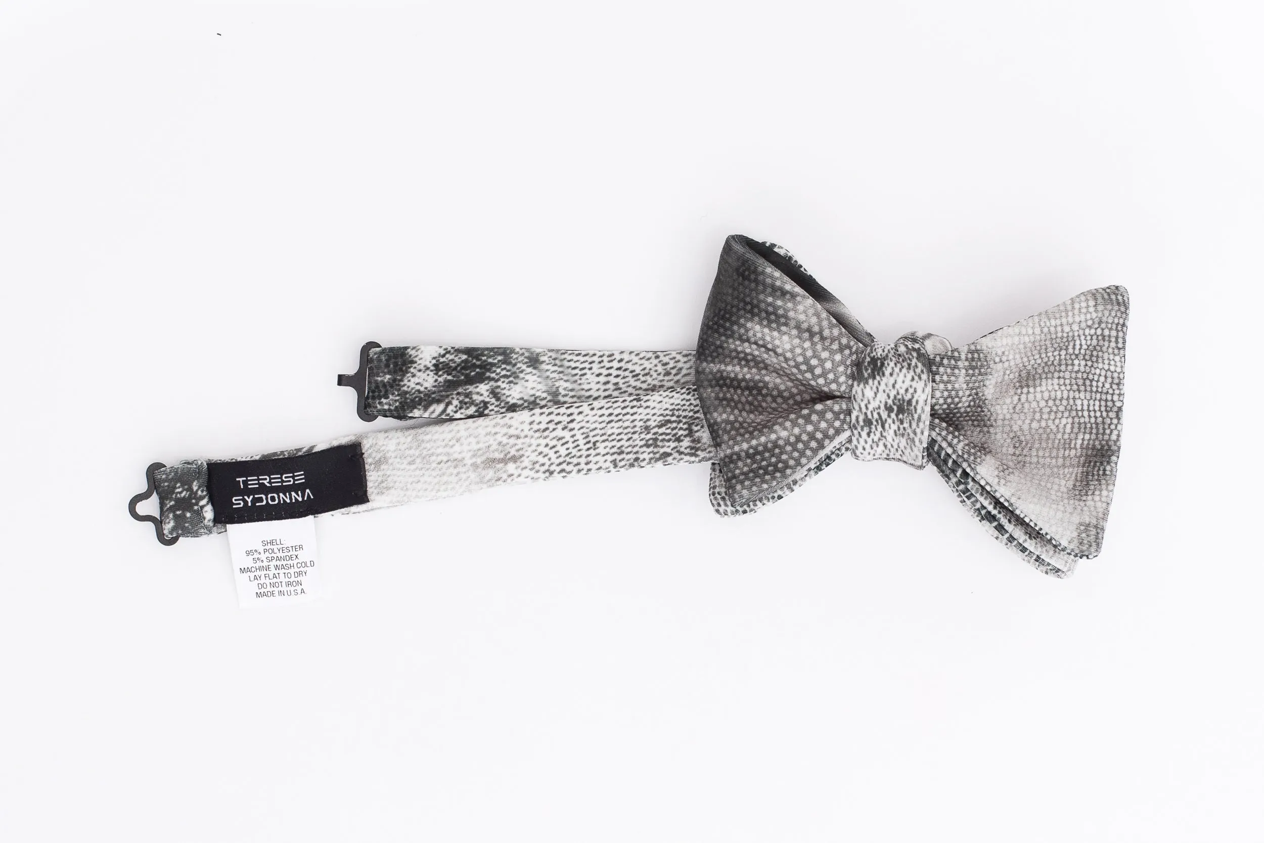 Animal Falls Print Neoprene Bow Tie