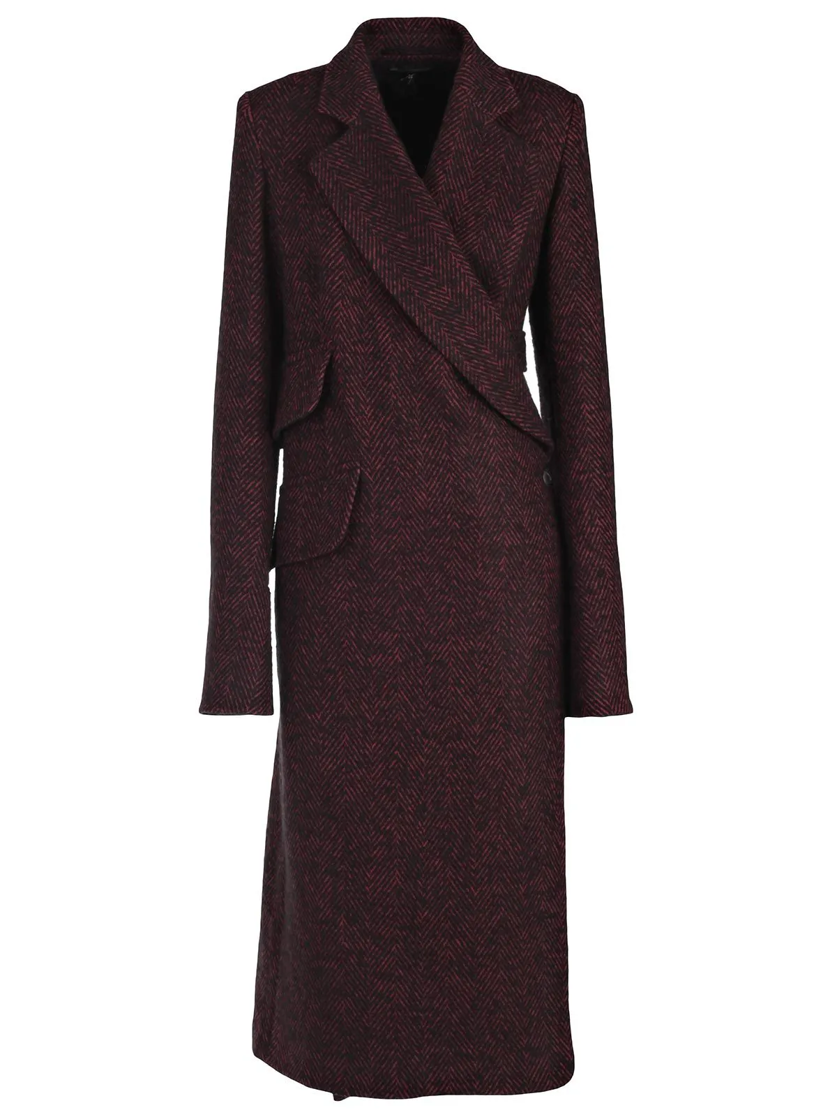 Ann Demeulemeester Long Wrap Coat