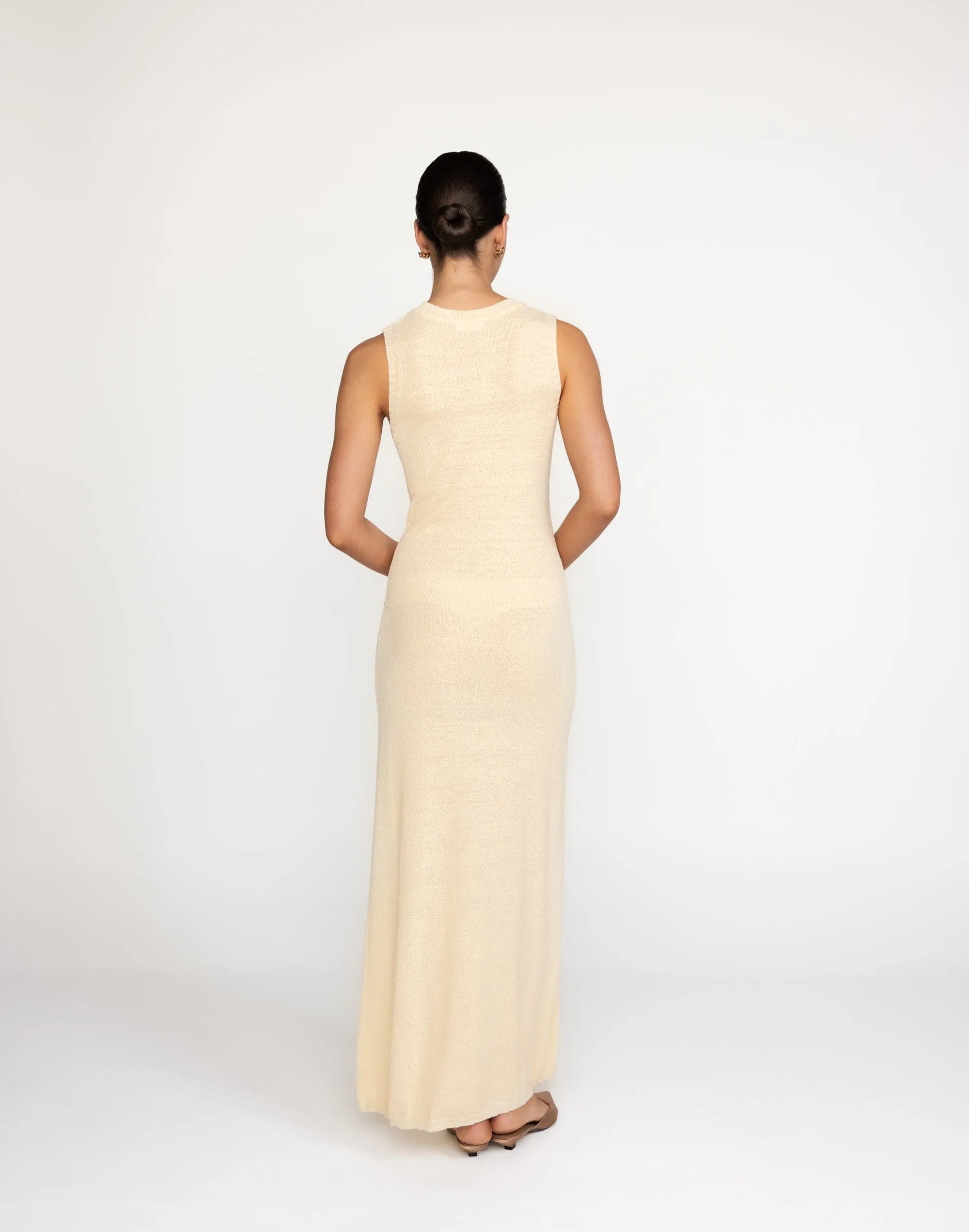 Ariana Maxi Dress (Lemon)