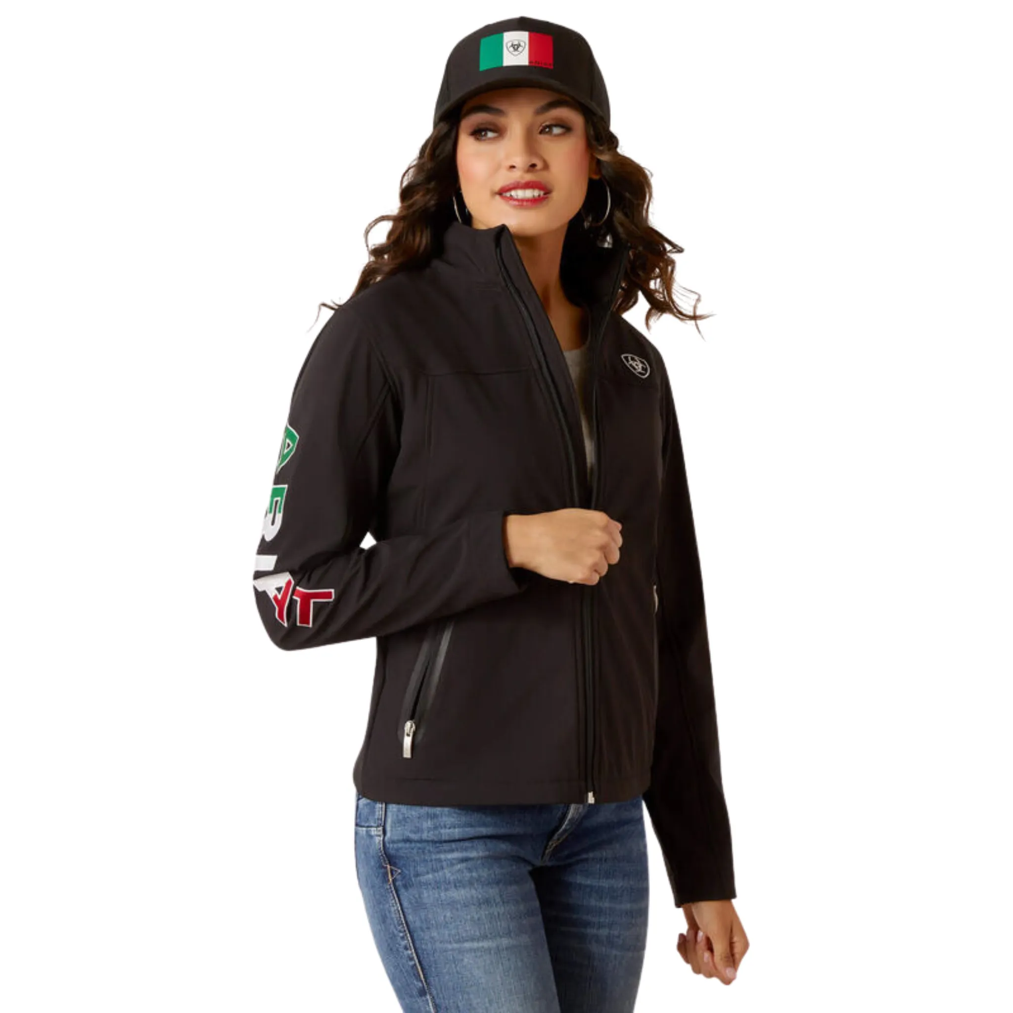 ARIAT WOMEN'S CLASSIC TEAM SOFTSHELL MEXICO JACKET -10031428