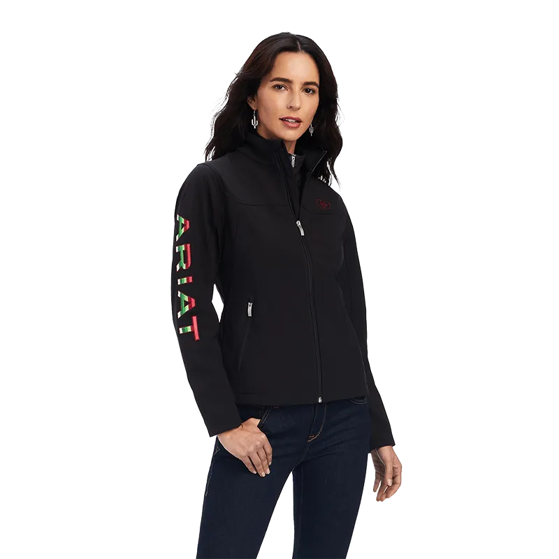 Ariat Women's Rosas Team Softshell Black Jacket