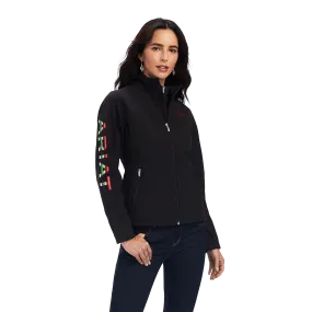 Ariat Women's Rosas Team Softshell Black Jacket