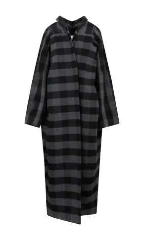 Balenciaga Swing CB Checked Coat