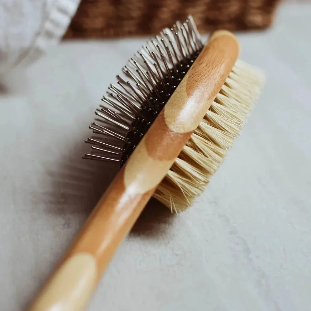 Bamboo Dog Brush