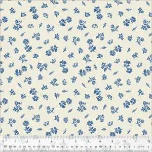 Banyan: Ivory/Blue Floral