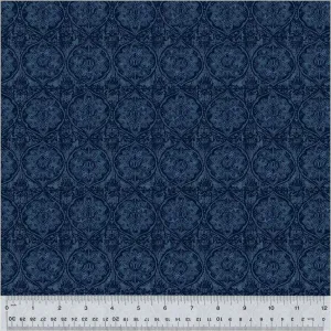 Banyan: Navy Damask