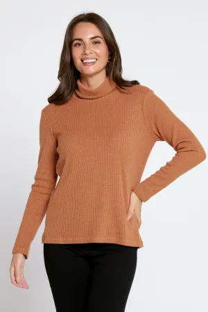 Barbi Knit Skivvy - Mandarin