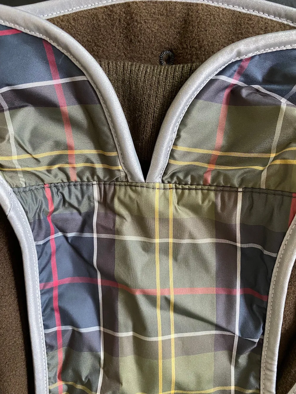 Barbour Waterproof Tartan Dog Coat