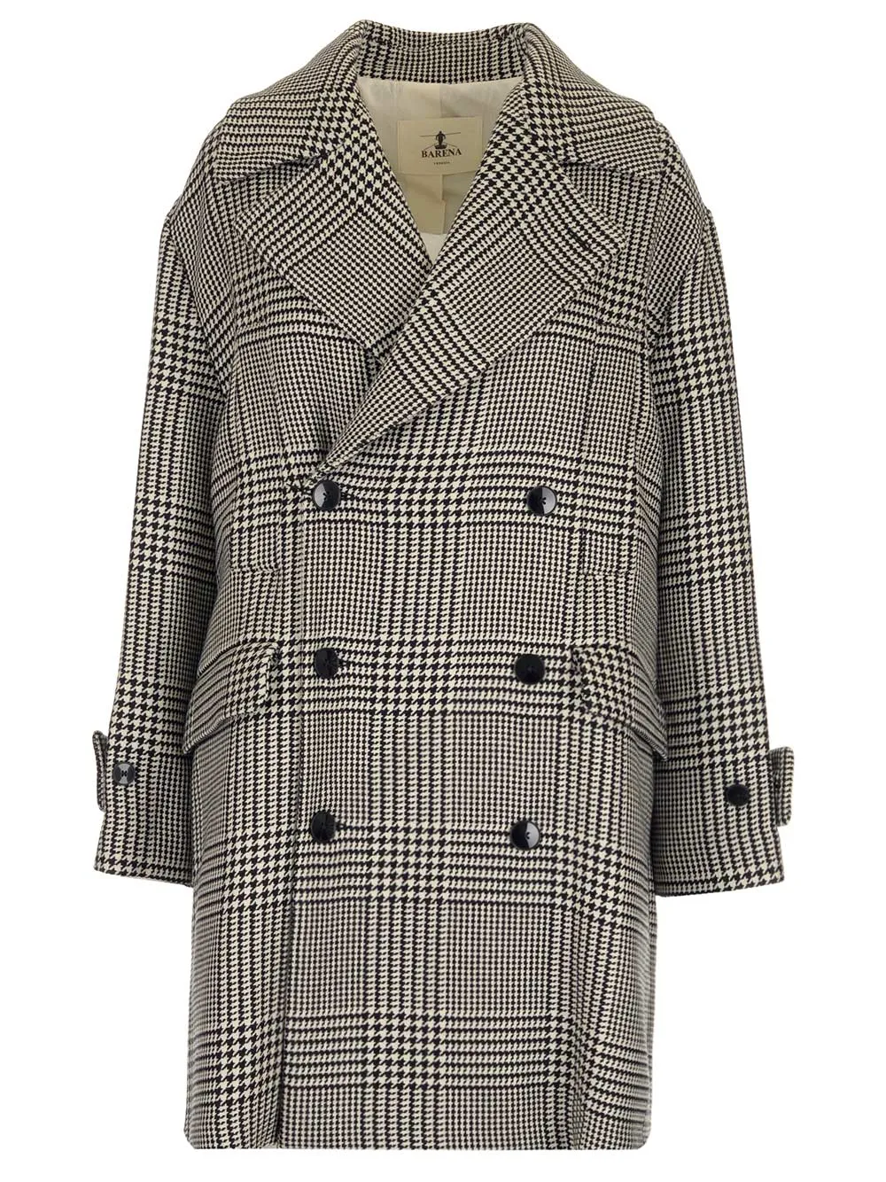 Barena Houndstooth Coat