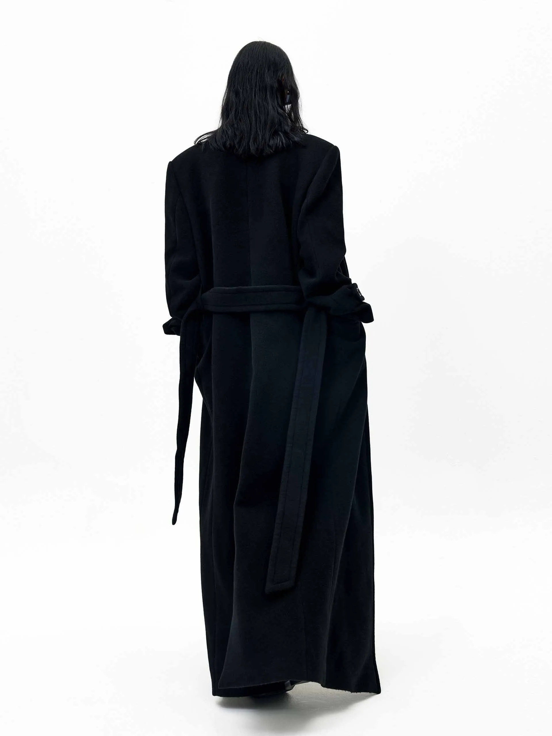 Belted Longline Overcoat