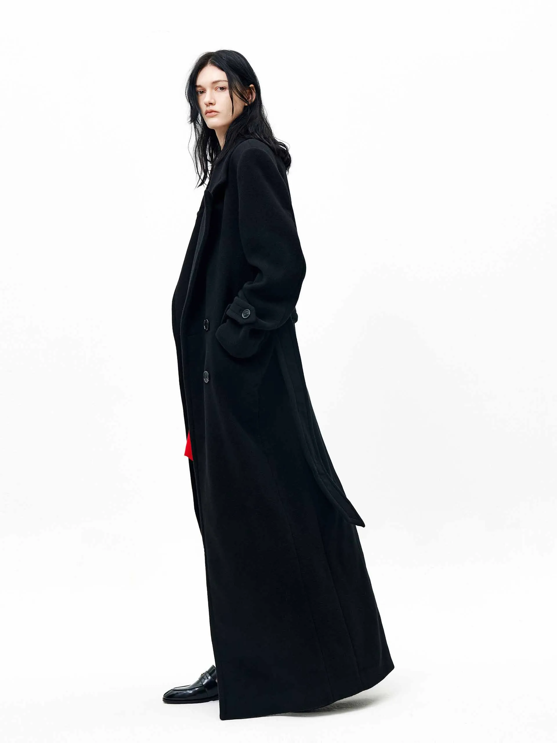 Belted Longline Overcoat