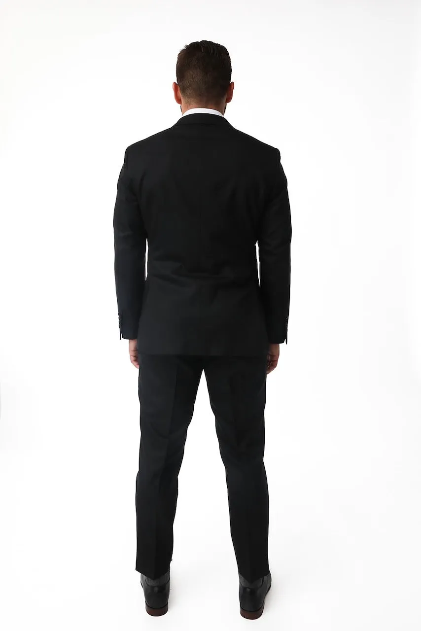 Black Stretch Premium Suit