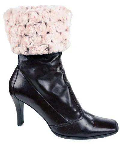 Boot Topper - Rosebud Faux Fur (Only Rosebud Brown Left!)