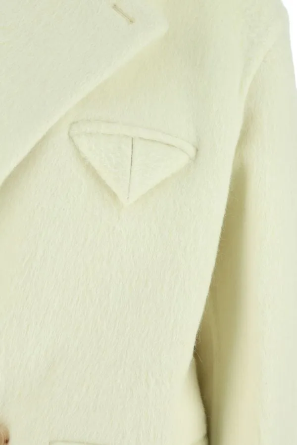 BOTTEGA VENETA | Ivory wool blend coat