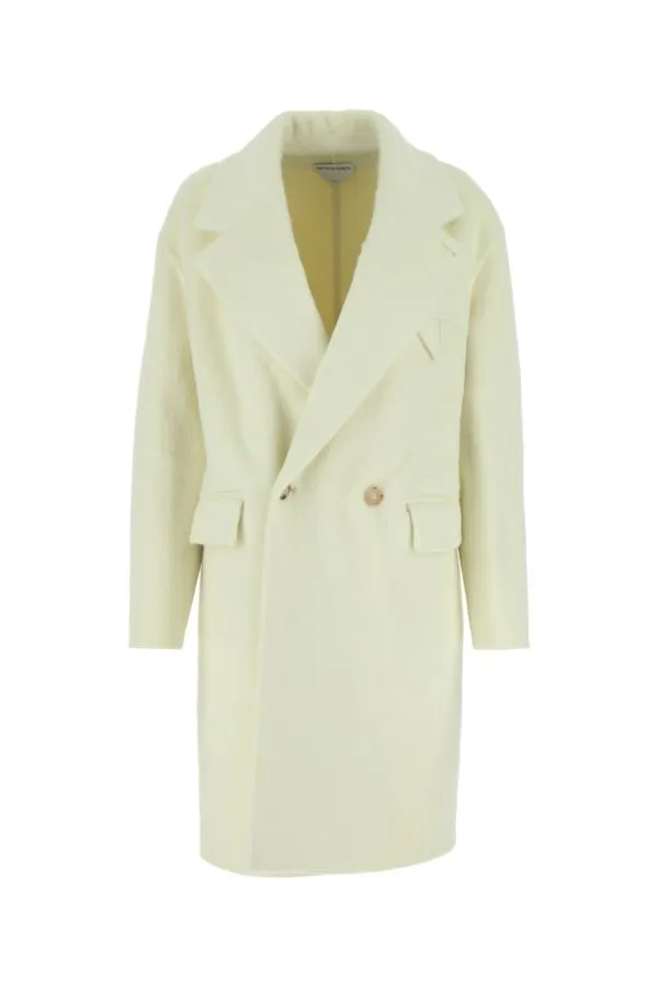 BOTTEGA VENETA | Ivory wool blend coat