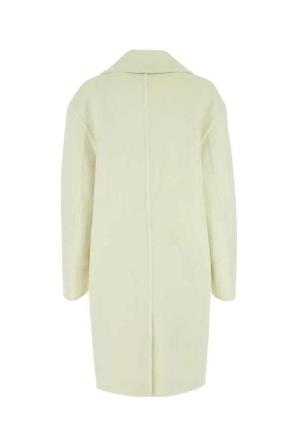 BOTTEGA VENETA | Ivory wool blend coat