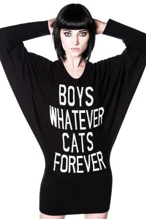 Boys/Cats Knit Dress [B]