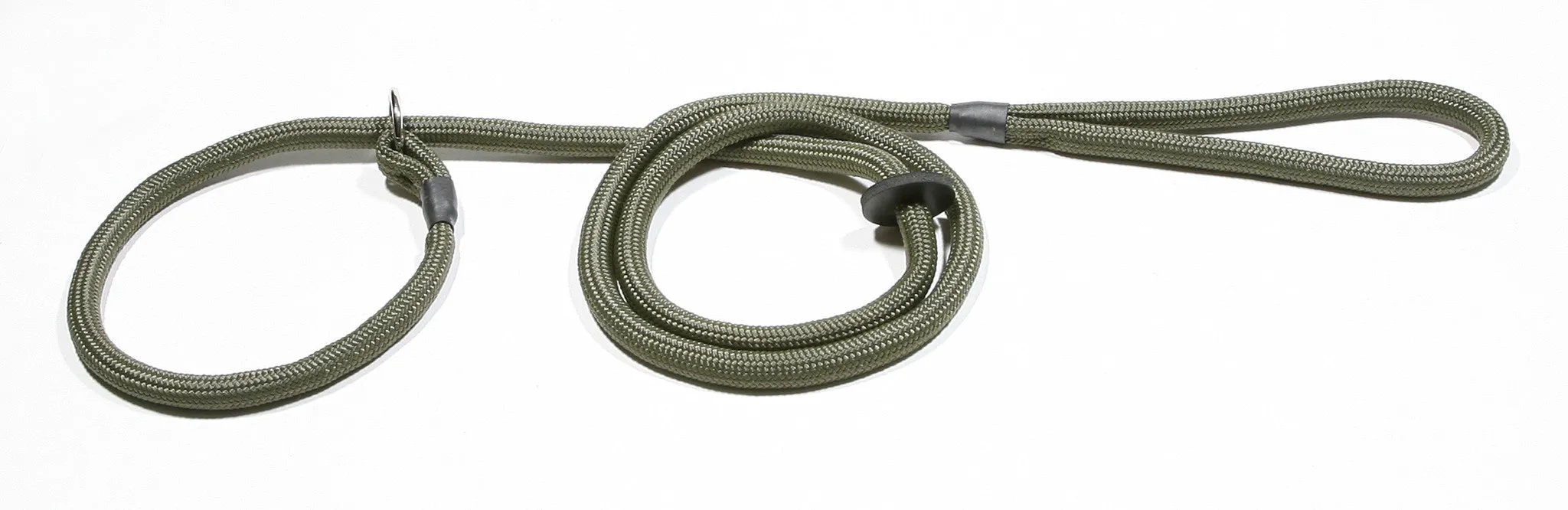 Braided Gundog Slip Lead with RUBBER stopper