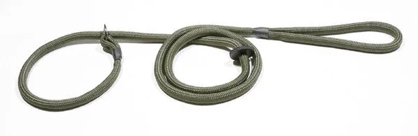 Braided Gundog Slip Lead with RUBBER stopper