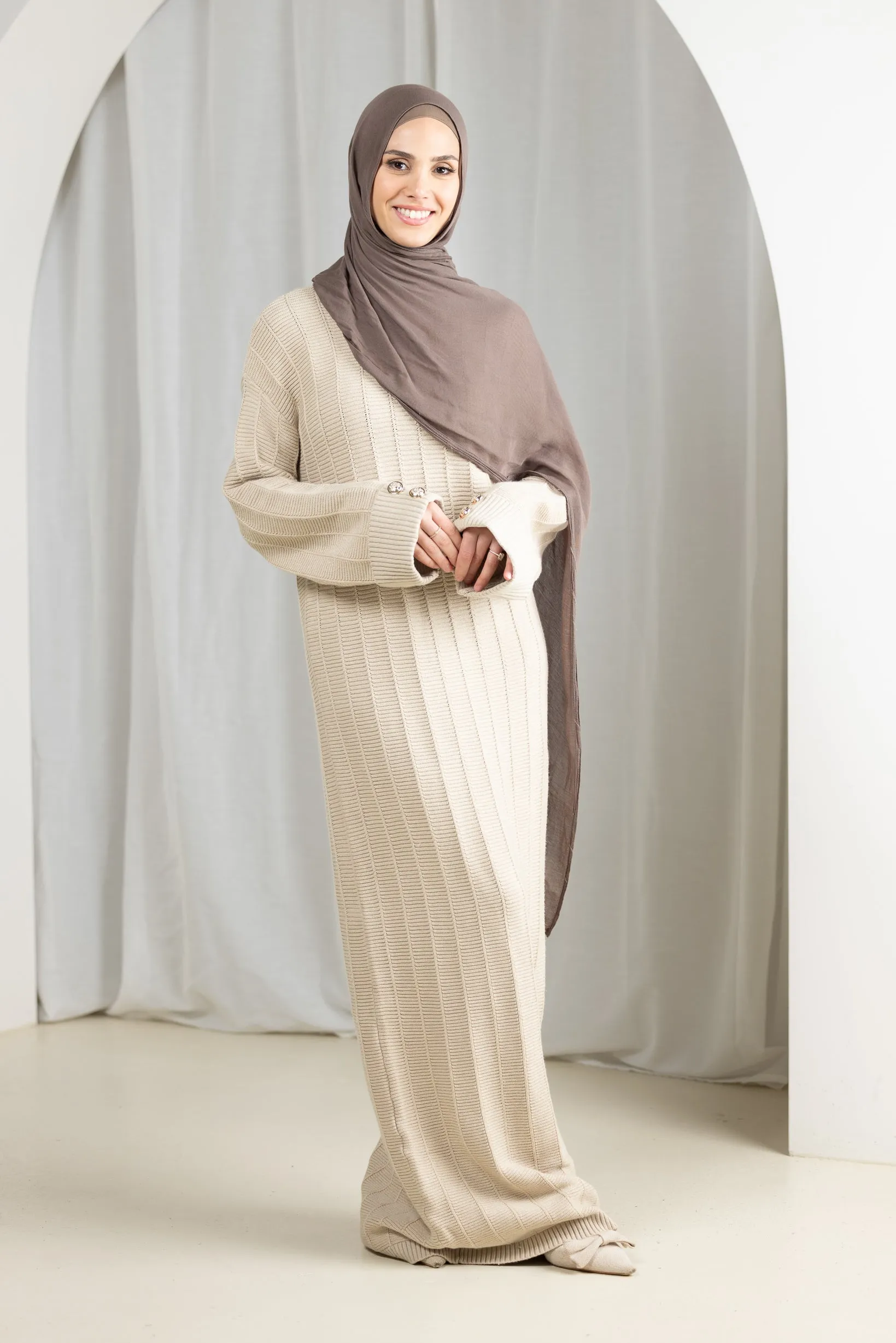 Brumal Maxi Knit Abaya