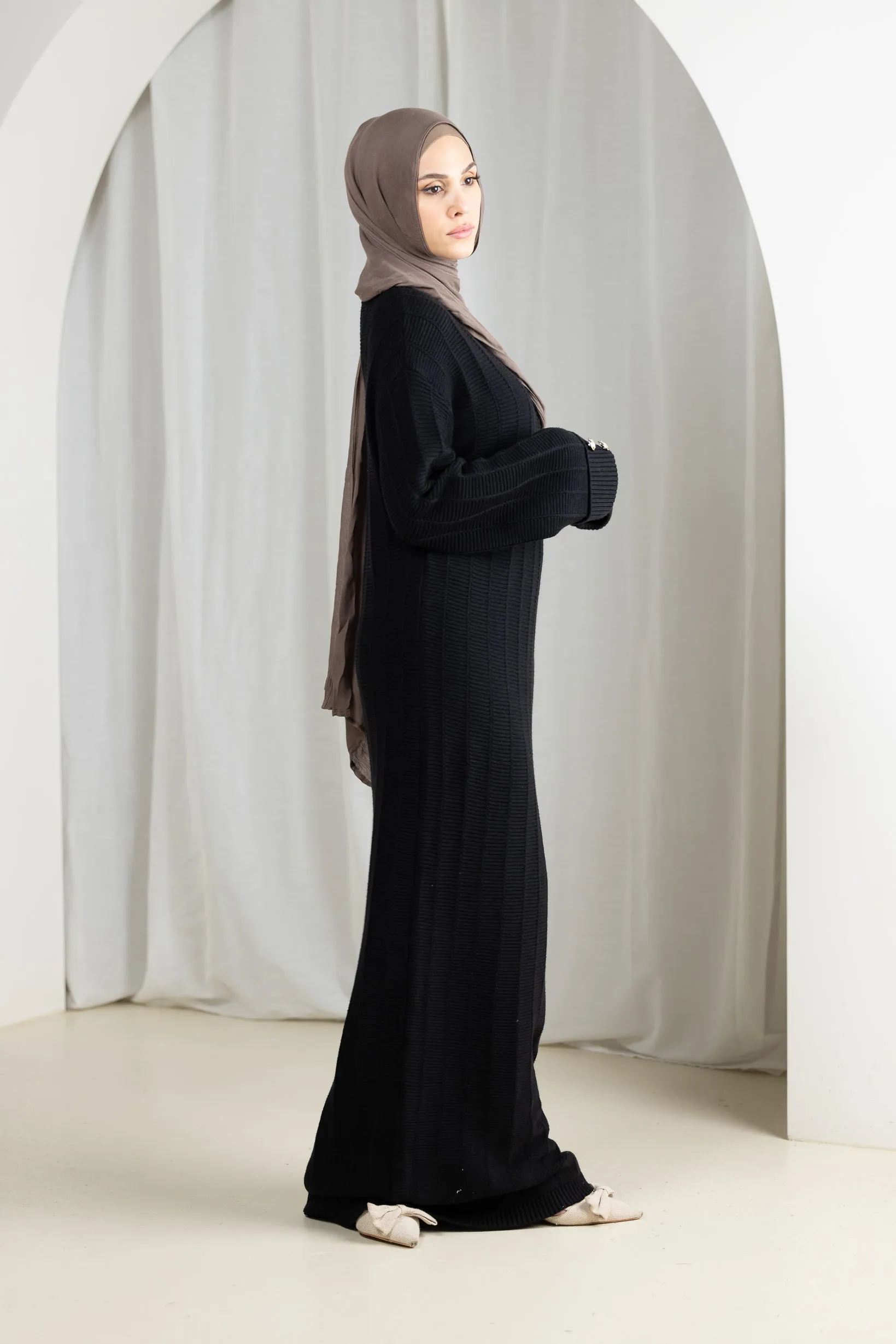 Brumal Maxi Knit Abaya